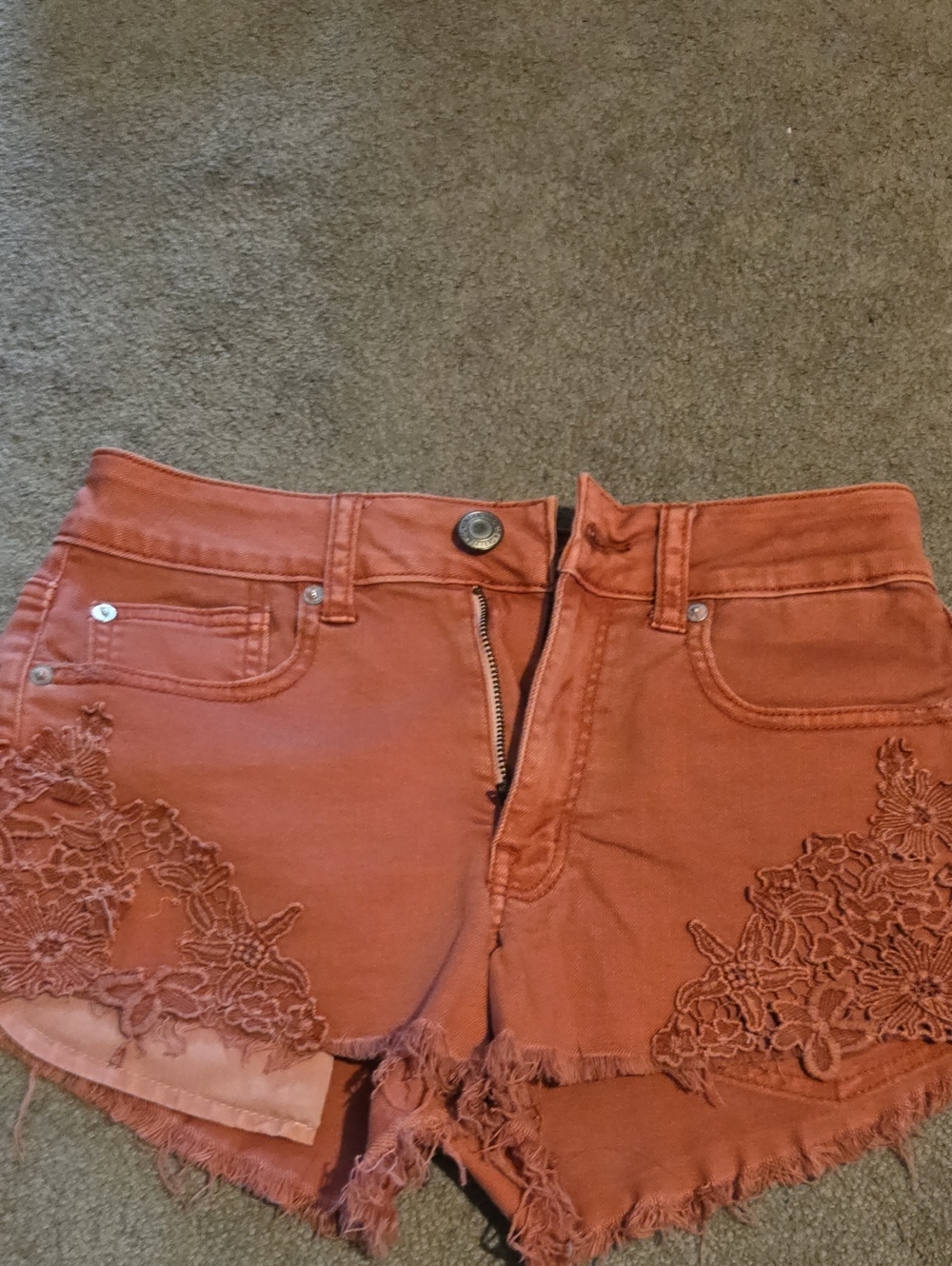 American Eagle High Rise Festival Shorts